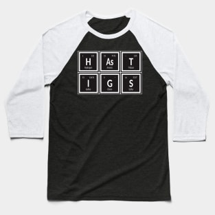 Hastings Periodic Table Baseball T-Shirt